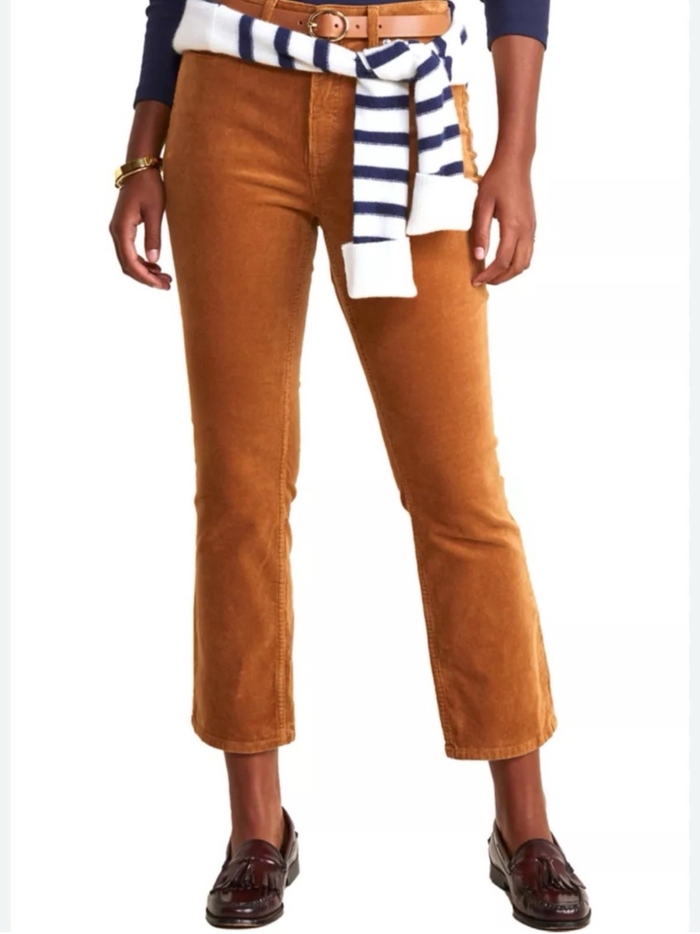 Vineyard Vines Slight Bootcut Ankle Corduroy Pants